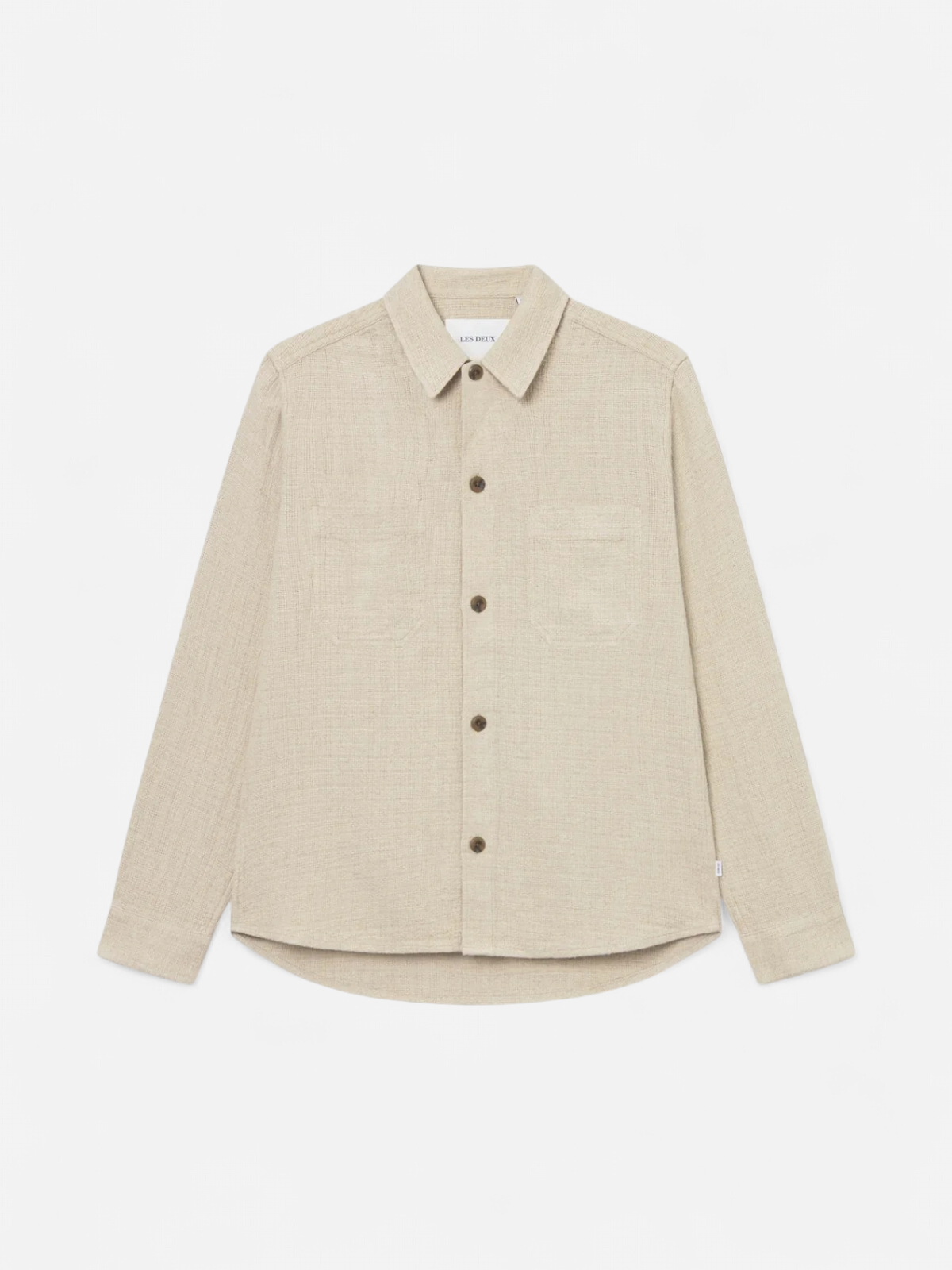 Les Deux miesten paita, HAMILTON OVERSHIRT Hiekka - Kekäle.fi