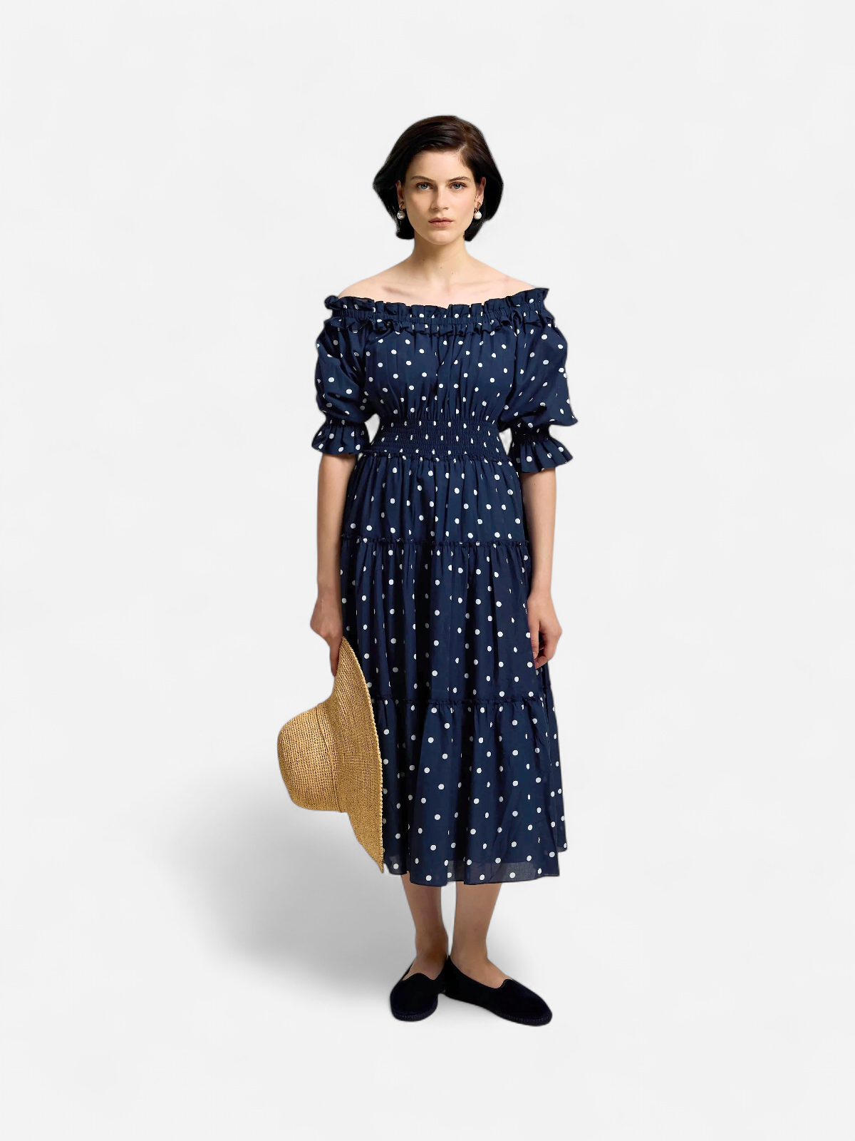 Andiata mekko Louisa Dress, tummansininen - Kekäle.fi