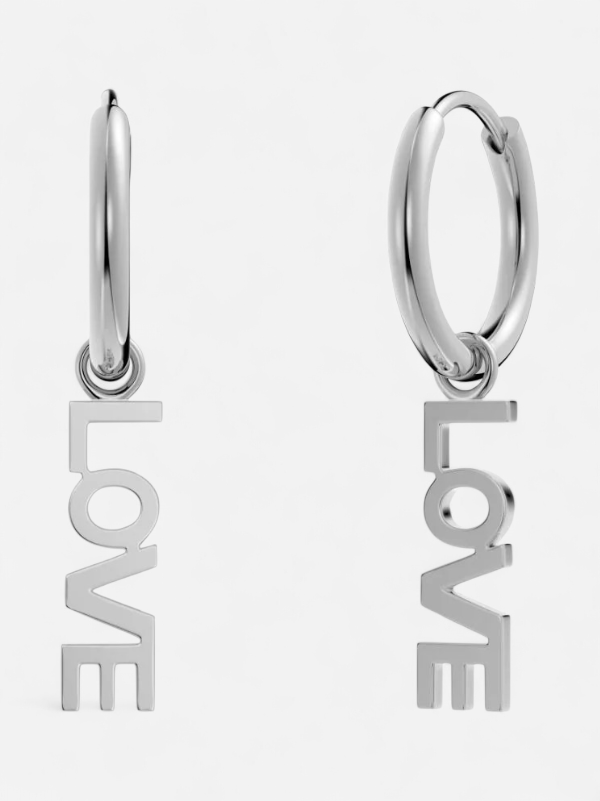 Edblad korvakorut Love Hoops Steel, Stainless steel - Kekäle.fi