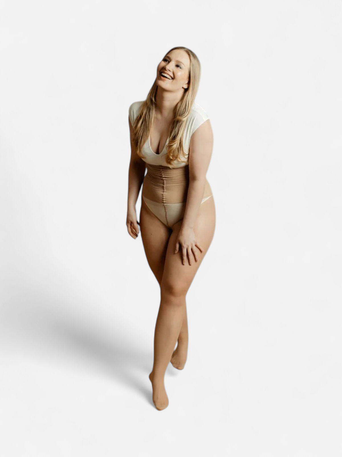 Luvby Naisten Sukkahousut, SHEERQUEEN 40 DEN Beige - Kekäle.fi