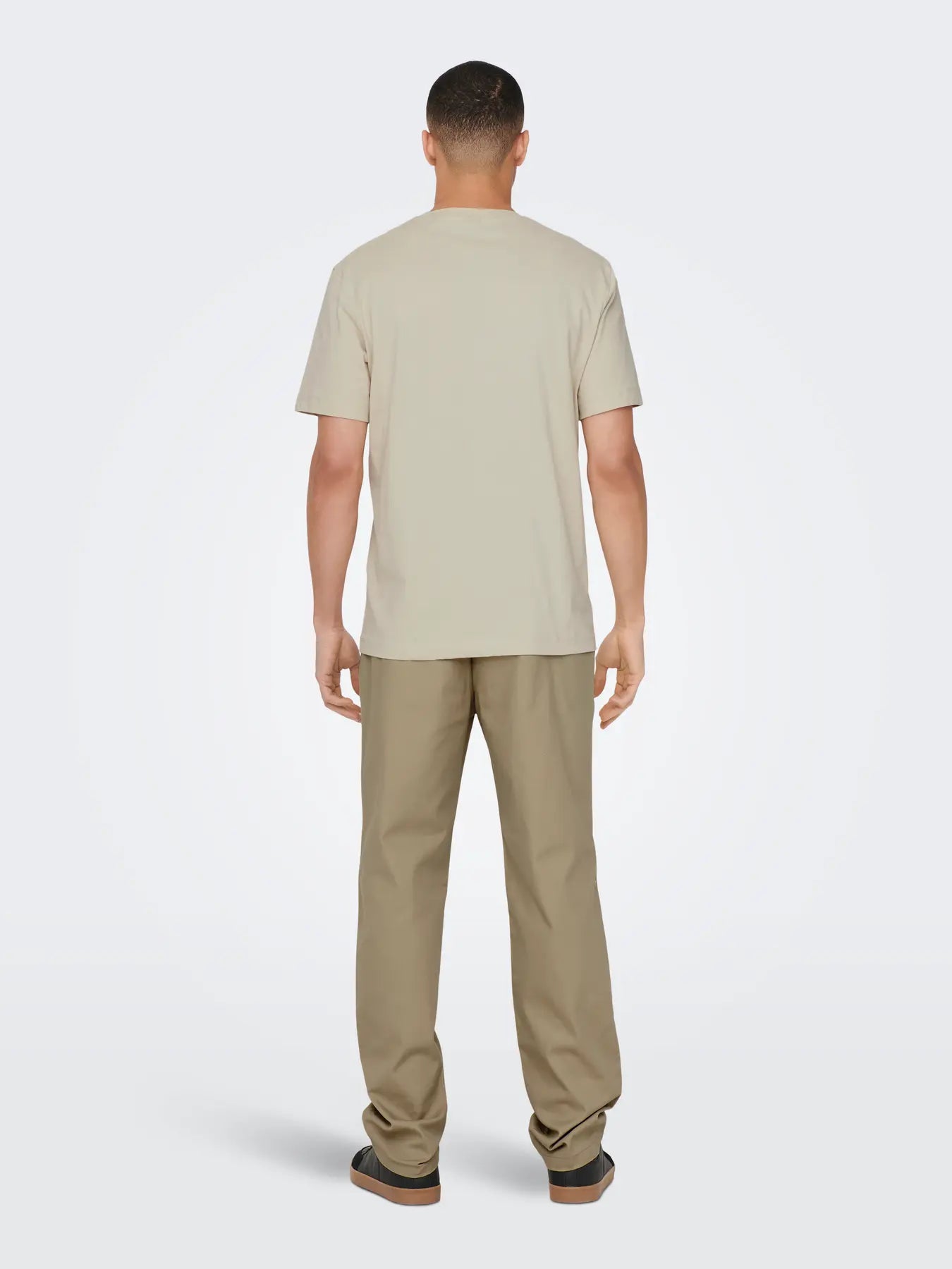 Only and Sons miesten T-paita Onsmax Life Ss Stitch Tee Noos, Pelican