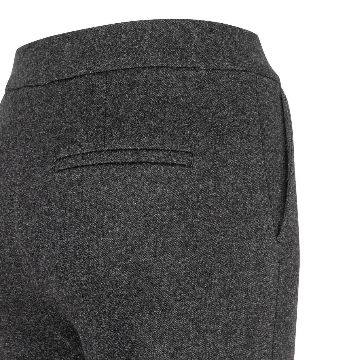 MAC naisten housut Chiara Smart, meleerattu grafiitti