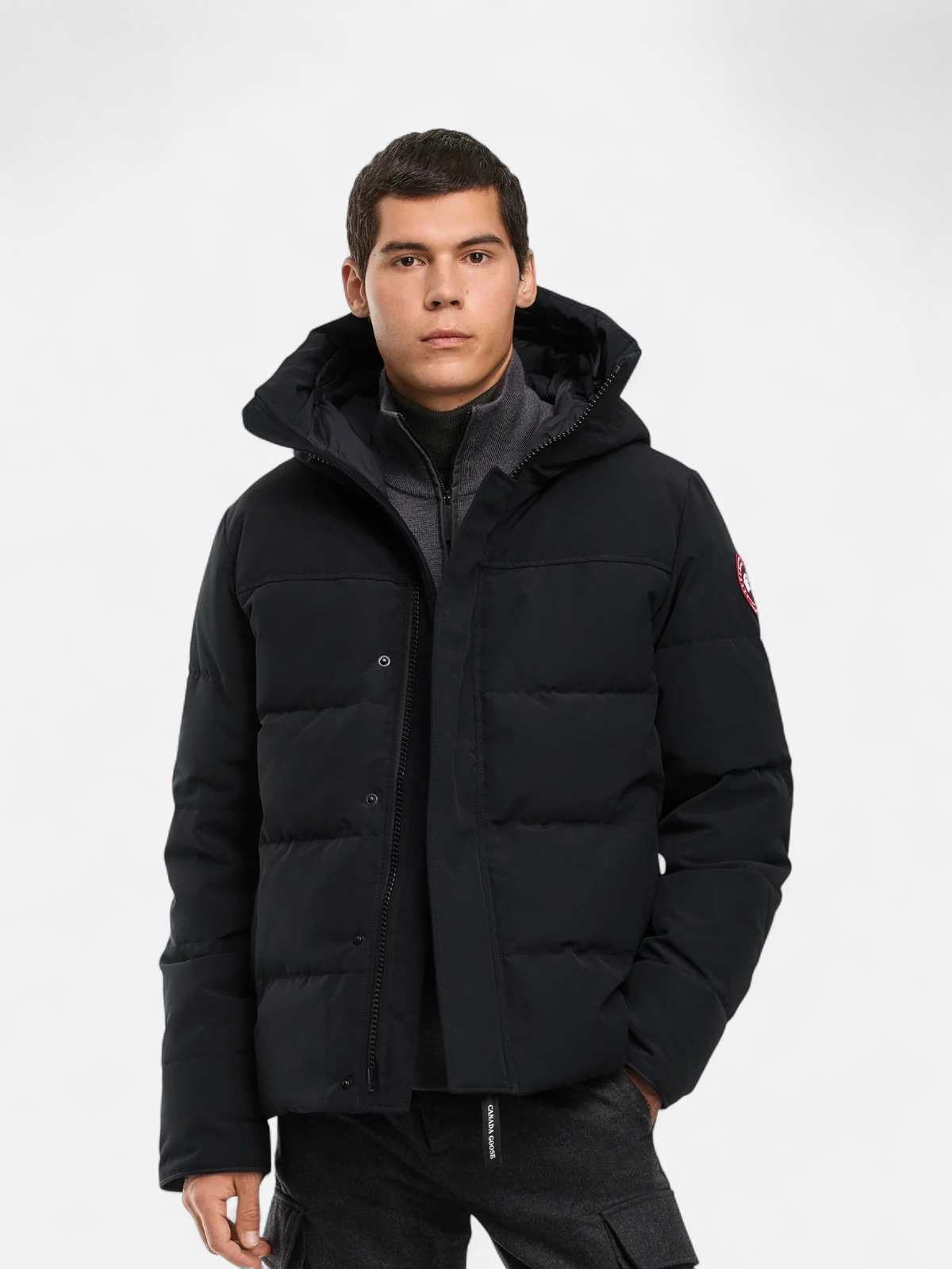 MACMILLAN PARKA CR BLACK LABEL MUSTA - Kekäle.fi