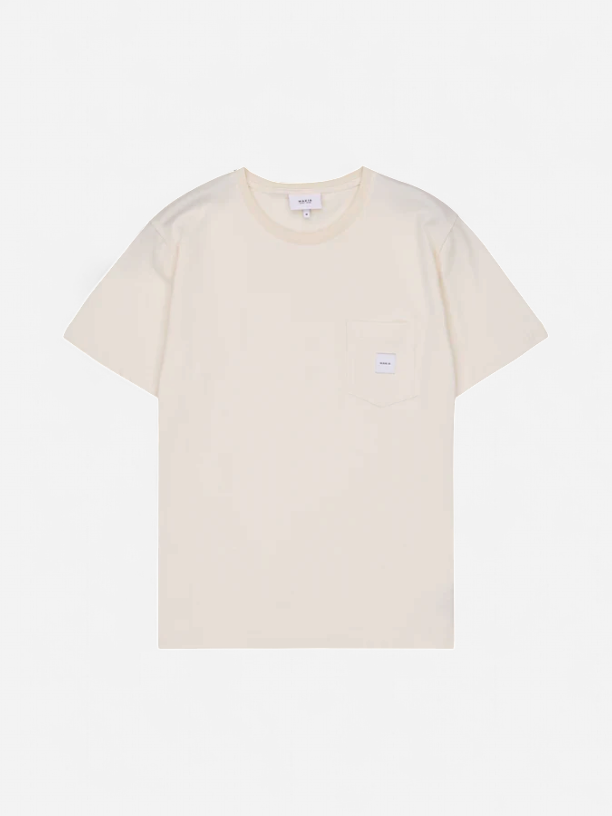 Makia Miesten T-paita, Square Pocket T-Shirt Luonnonvalkoinen - Kekäle.fi