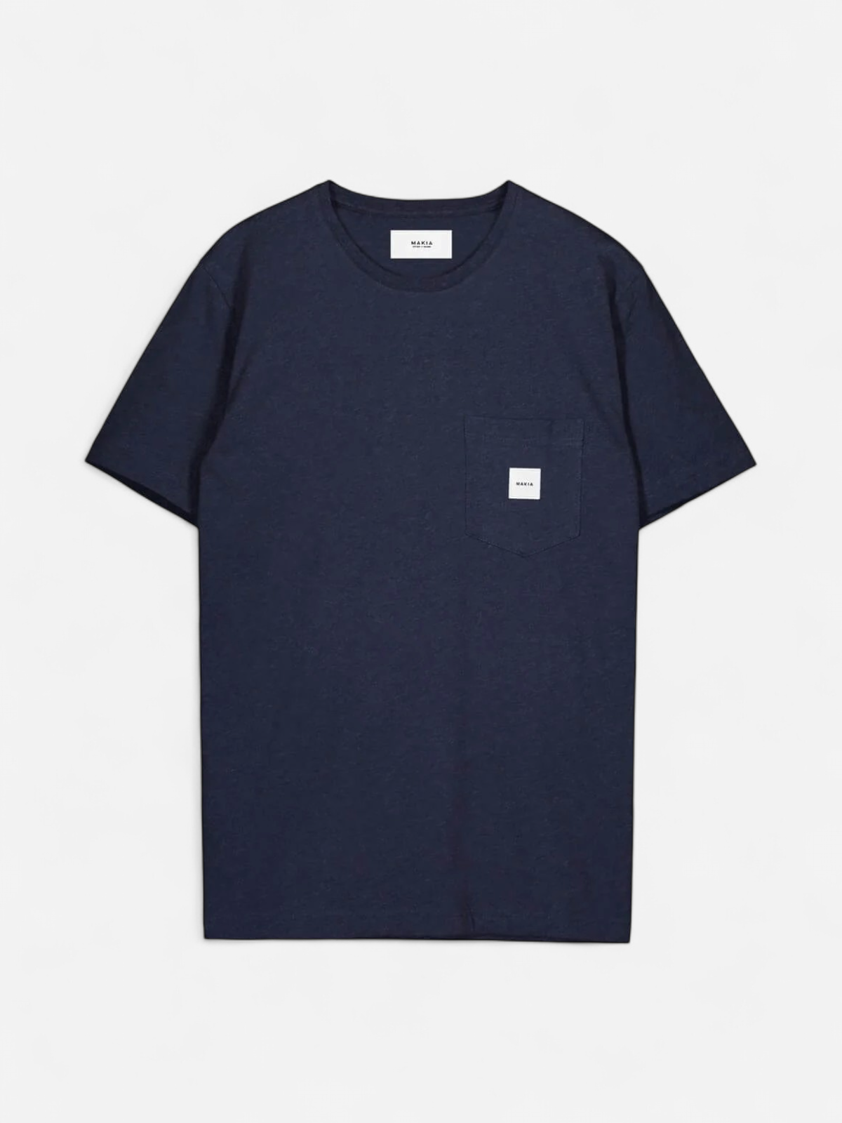 Makia Miesten T-paita, Square Pocket T-Shirt Tummansininen - Kekäle.fi