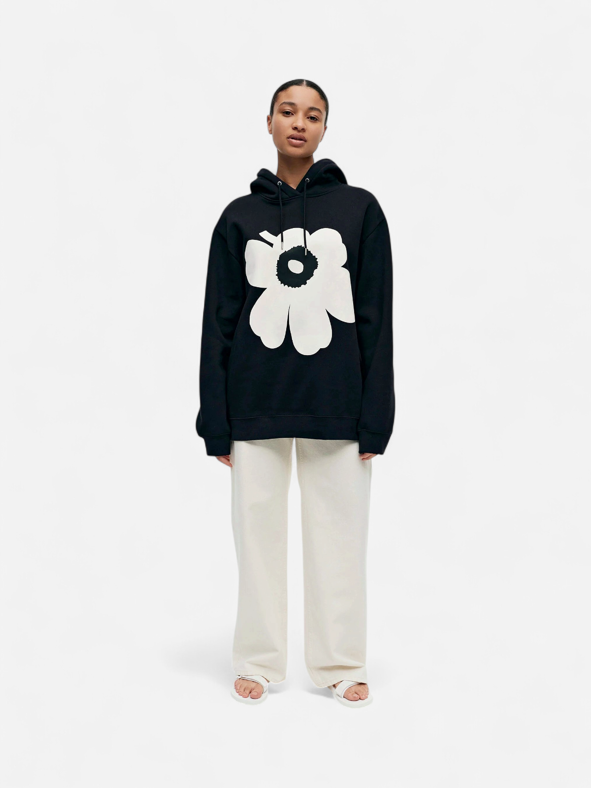 Marimekko huppari, RUNOJA UNIKKO PLACEMENT Musta - Kekäle.fi