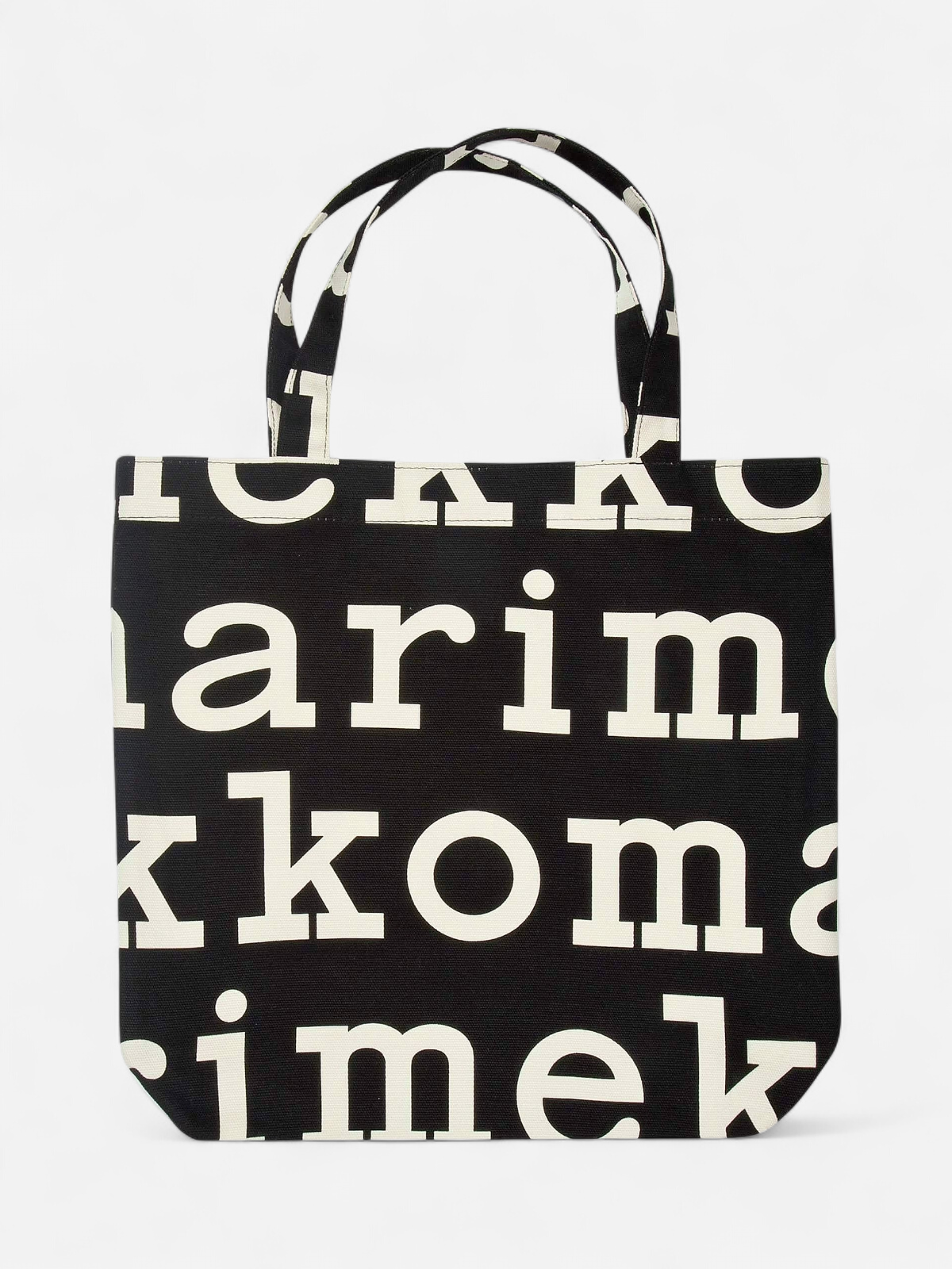 Marimekko Kangaslaukku, Notko Logo Mustavalkoinen - Kekäle.fi