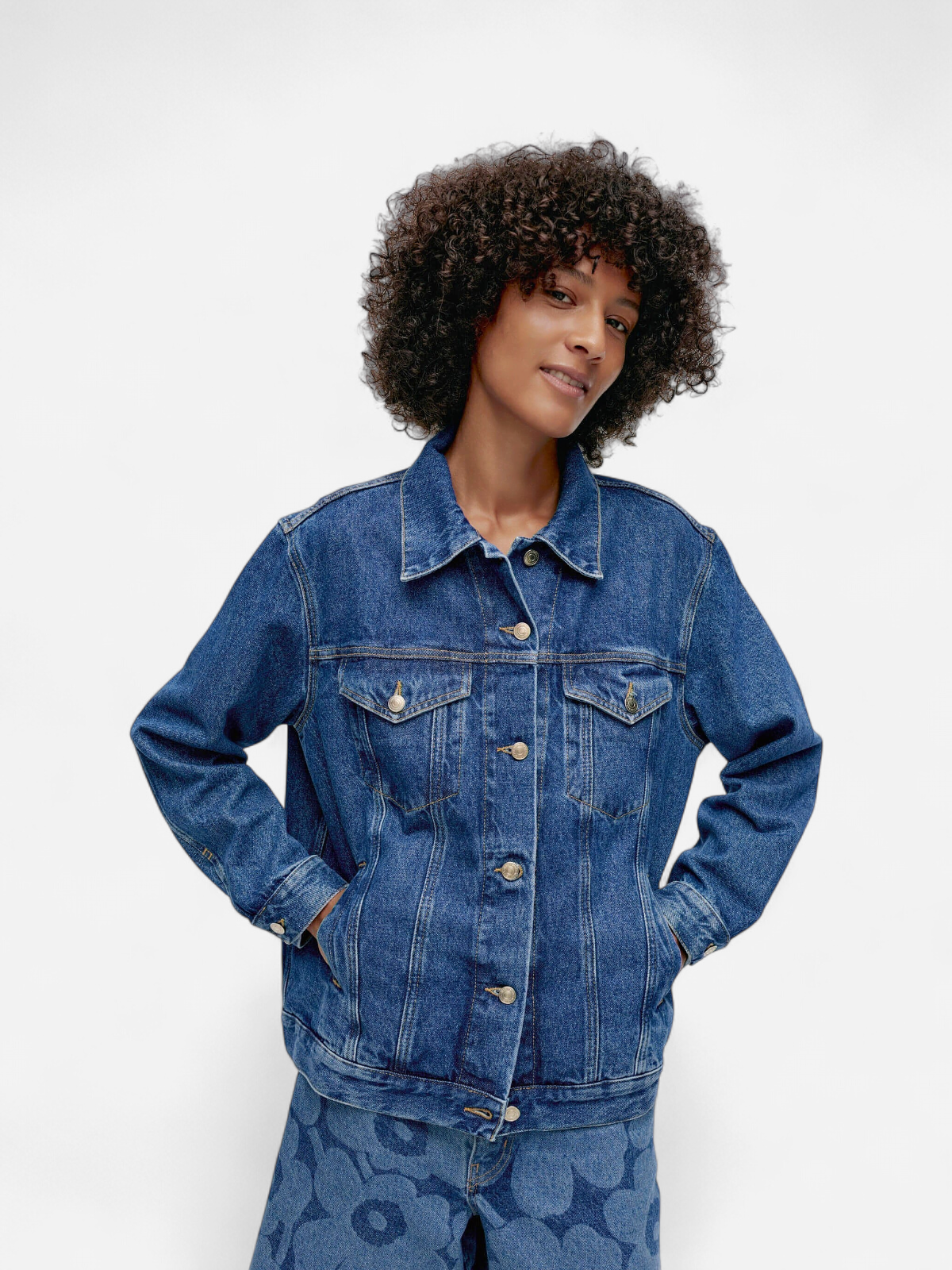Marimekko naisten farkkutakki, MARIDENIM MURROS UNIKKO Indigo - Kekäle.fi