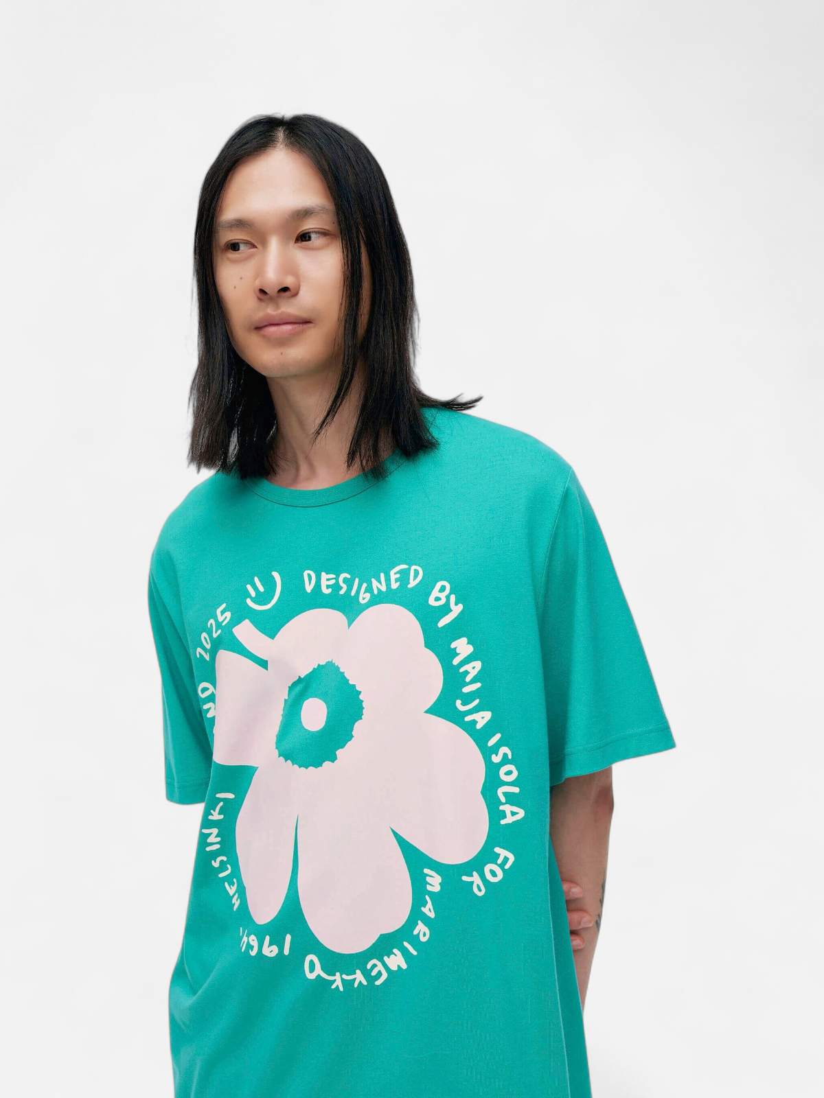 Marimekko unisex t-paita, VIHNE UNIKKO PLACEMENT KIOSKI T-PAITA Vihreä - Kekäle.fi