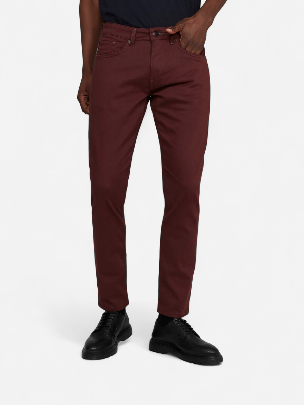Matinique Miesten Housut PETE 5-POCKET Viininpunainen - Kekäle.fi