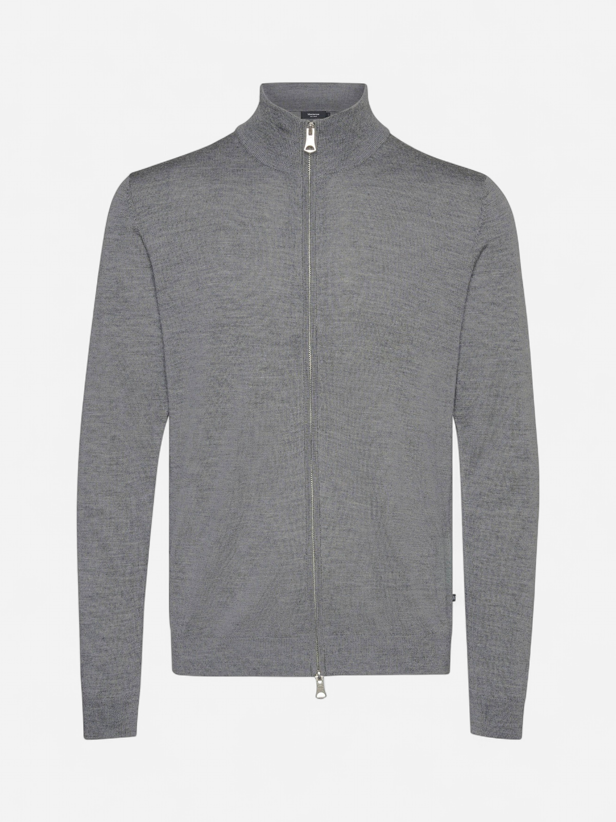MATINIQUE miesten merinoneuletakki, MASON FULL ZIP Medium Grey Melange - Kekäle.fi