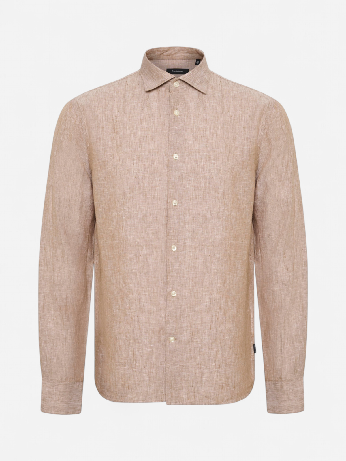 MATINIQUE Miesten Pellavapaita MARC SHORT LINEN Beige - Kekäle.fi