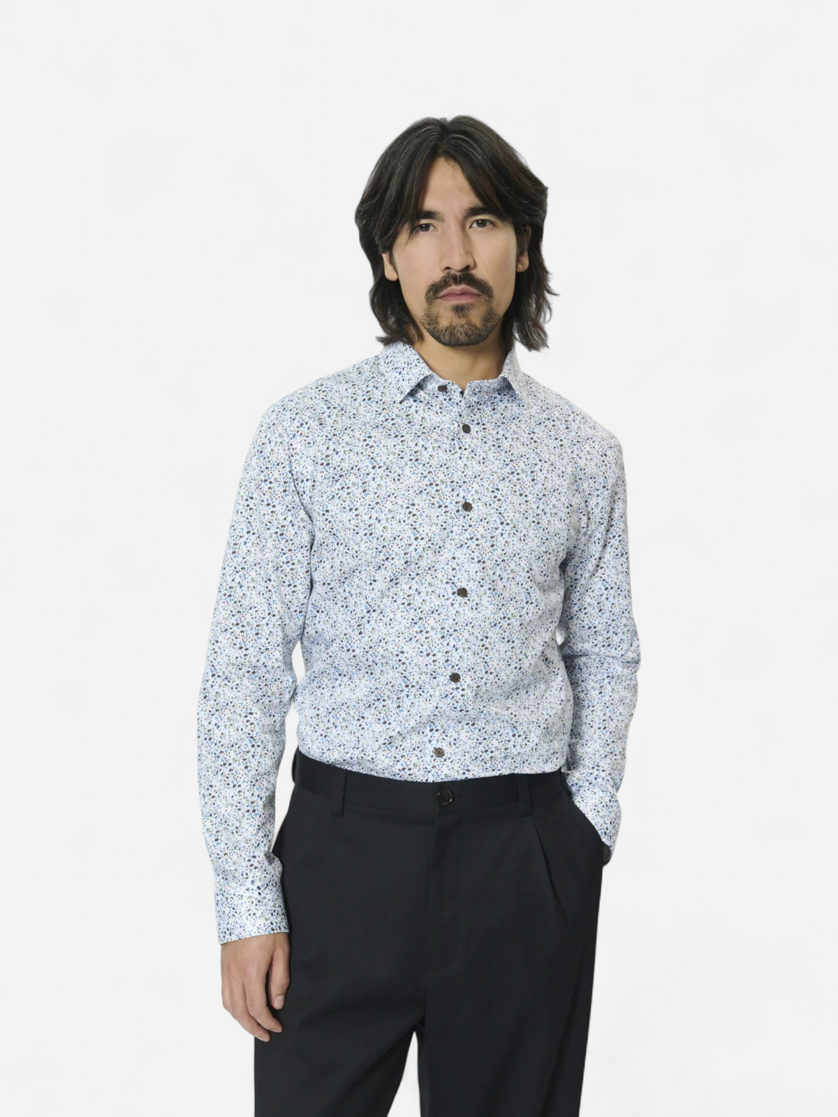 Matinique miesten kauluspaita MATrostol BN Cotton, Off White - Kekäle.fi