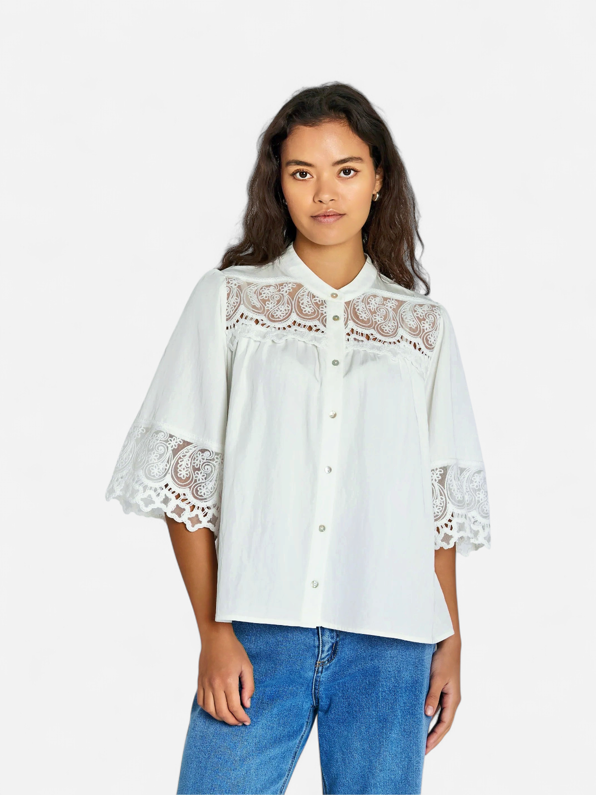 Philosophy Blues Original naisten pusero Micaela Blouse, valkoinen - Kekäle.fi