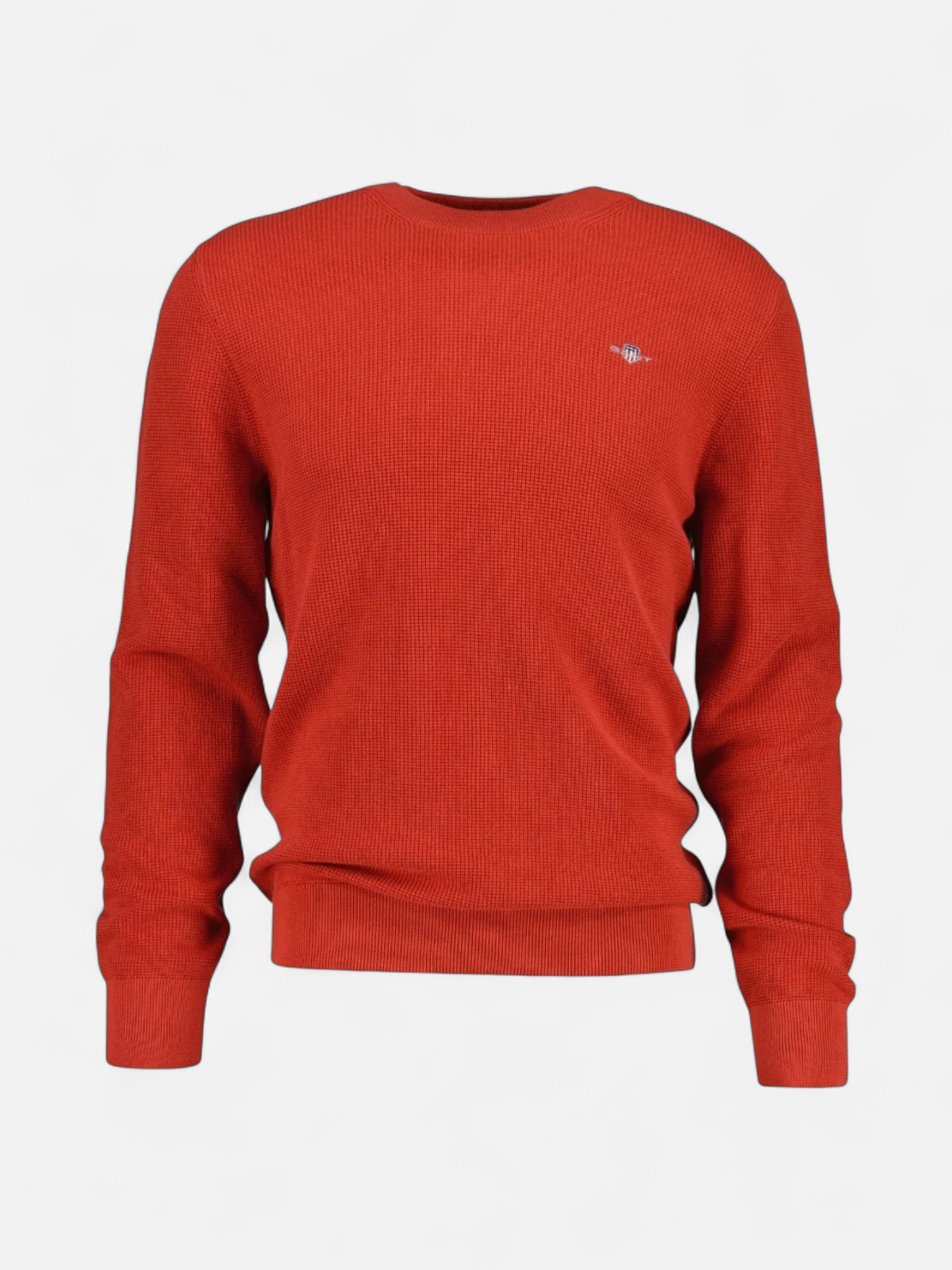 MICRO TEXTURED COTTON C-NECK POLTETTU ORANSSI - Kekäle.fi