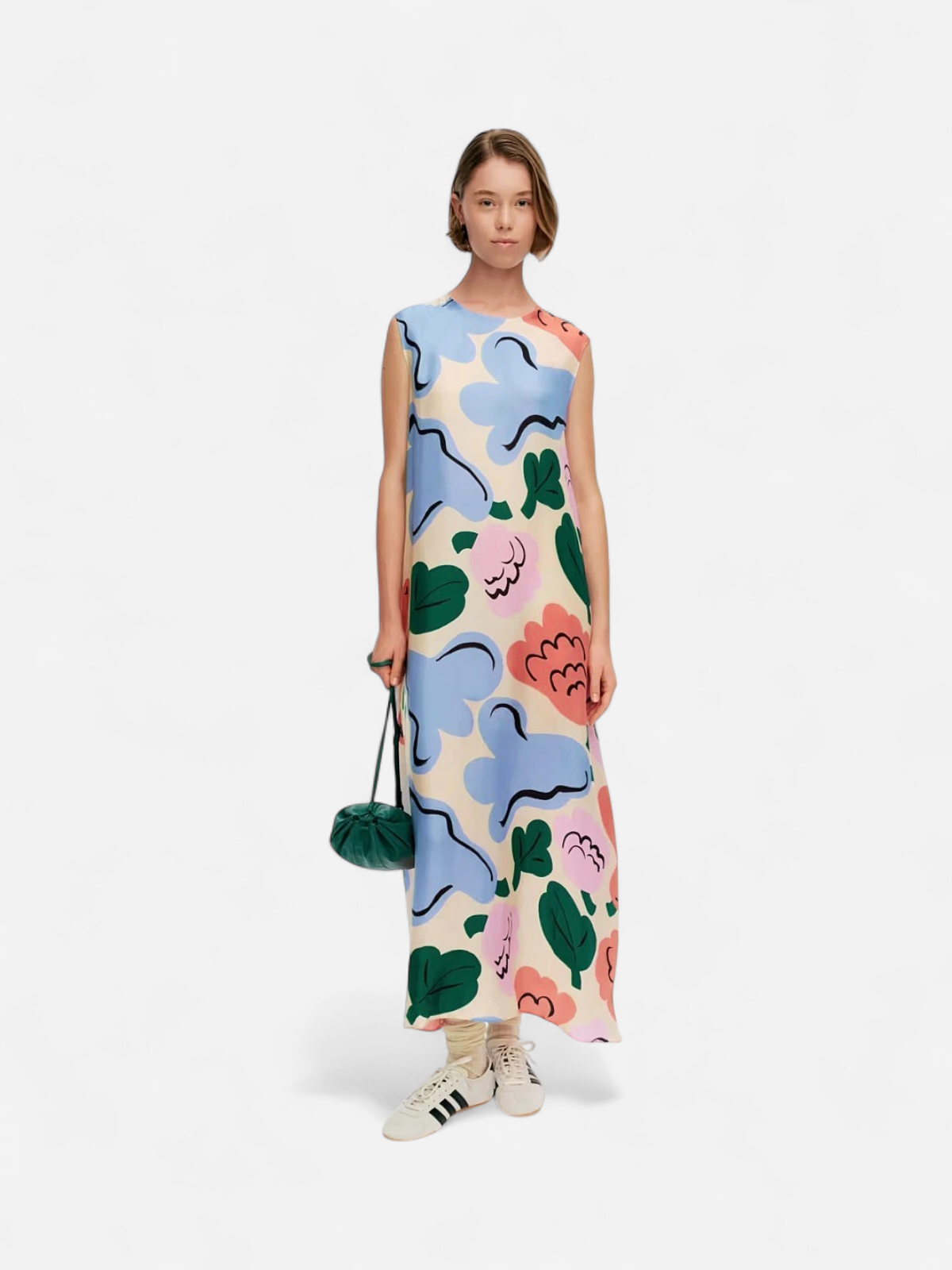 Marimekko naisten midimekko Migot Kukasta Kukkaan, monivärinen kuosi - Kekäle.fi