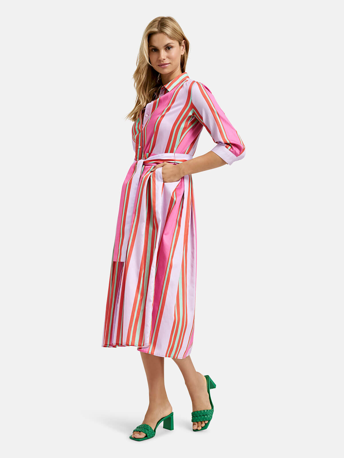 milano-italy-naisten-mekko-dress-3-4-w-belt-monivariraita-5