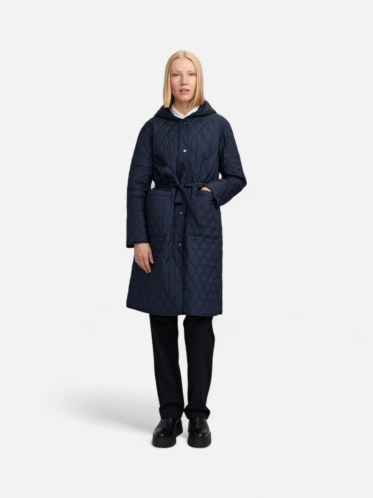 Makia naisten tikkitakki Milena Coat, tummansininen - Kekäle.fi