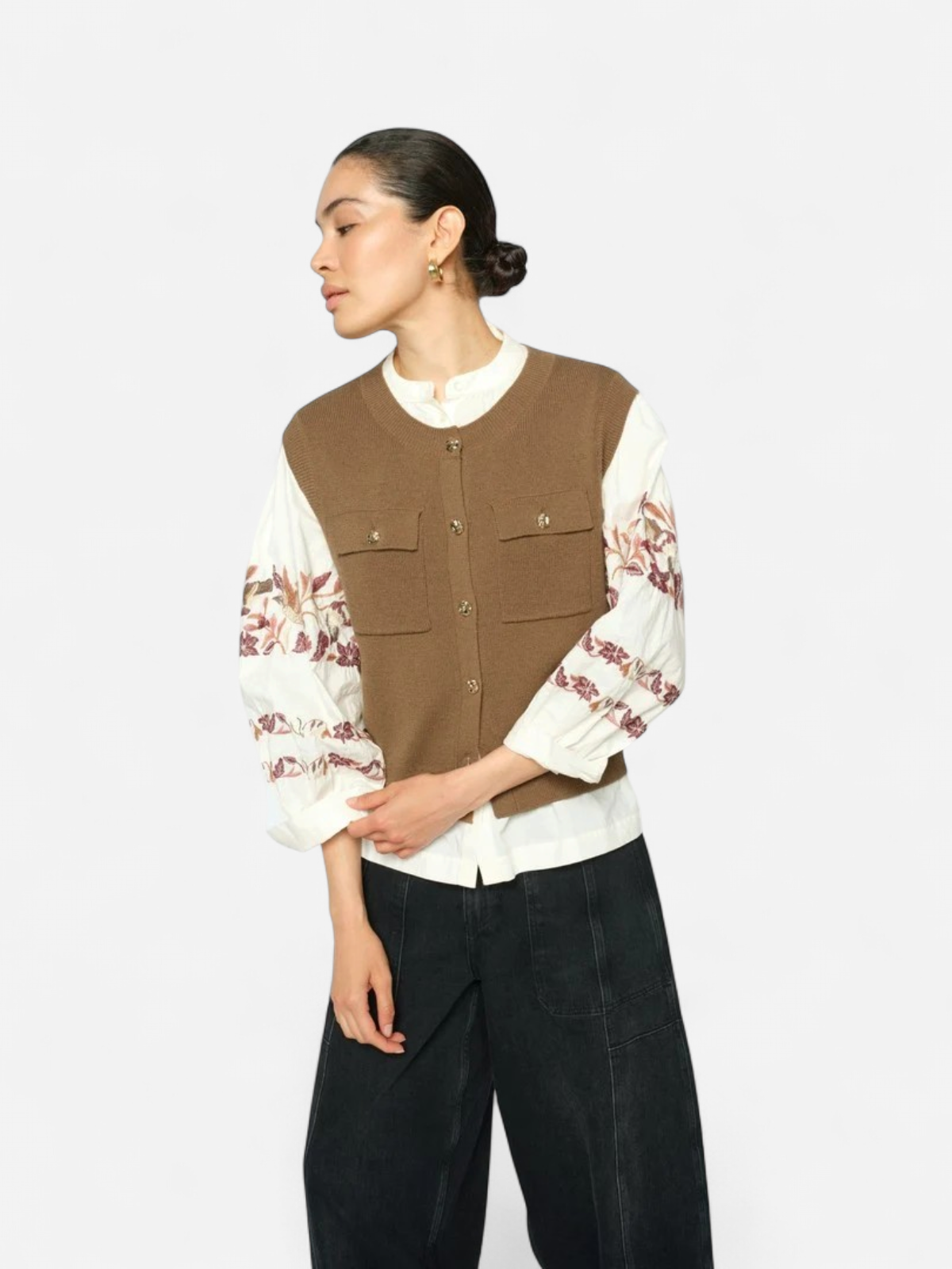 MMAyana Wool Knit Vest KAMELI - Kekäle.fi