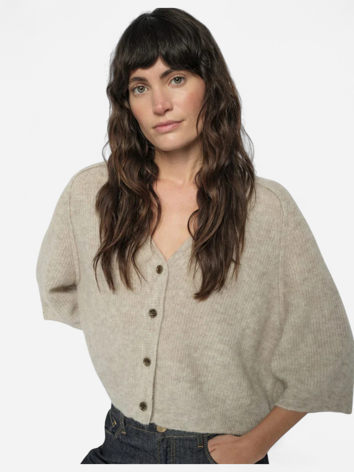 MMTHORA LIZET KNIT CARDIGAN VAALEA BEIGE - Kekäle.fi
