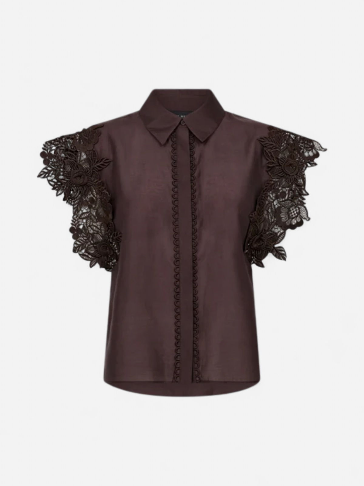 Copenhagen Muse naisten pusero Molly Shirt, tummanruskea - Kekäle.fi