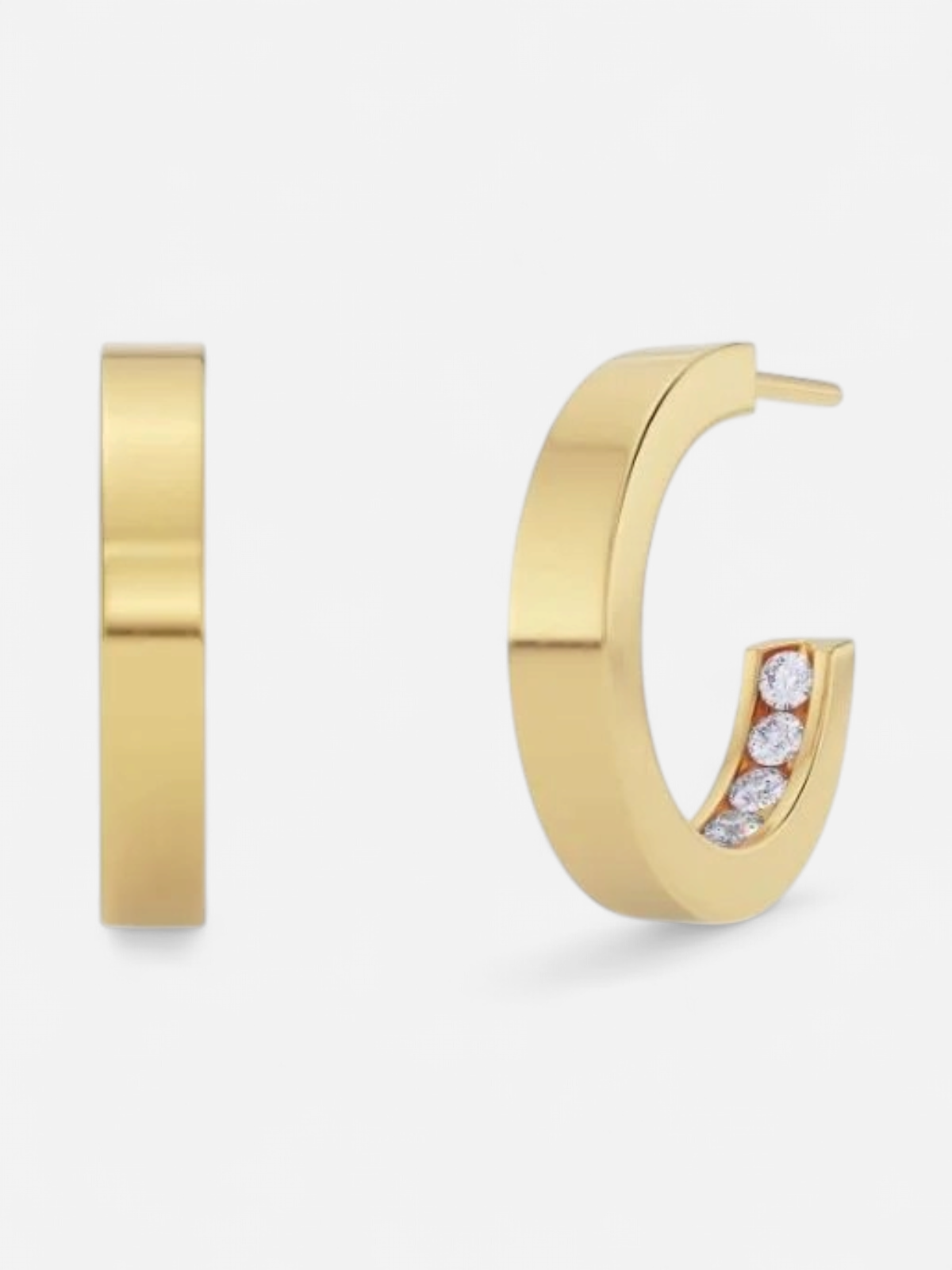 Edblad korvakorut Monaco Earrings Mini Gold, Gold pleated - Kekäle.fi