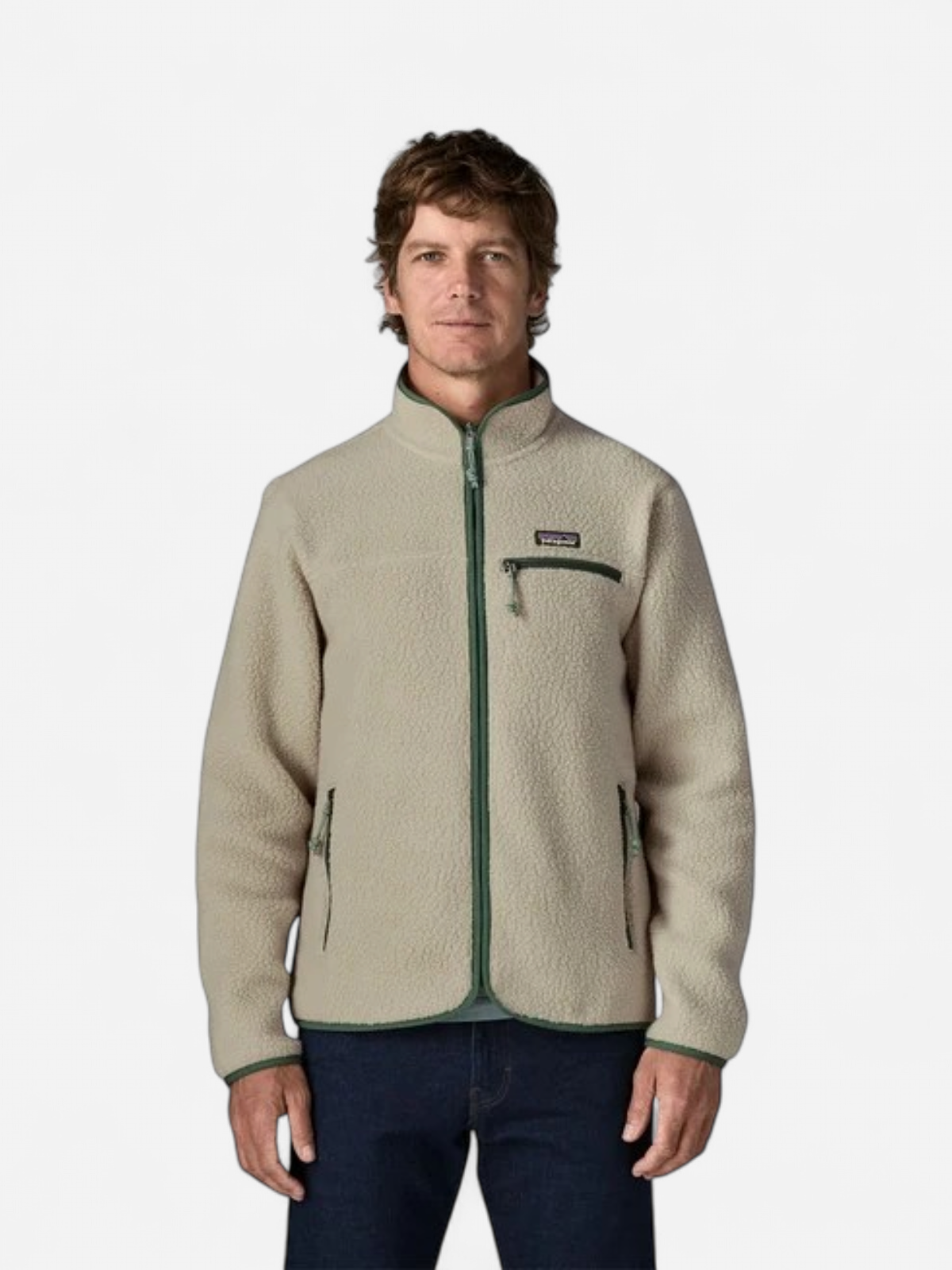 M's Retro Pile Jkt LUONNONVALKOINEN - Kekäle.fi