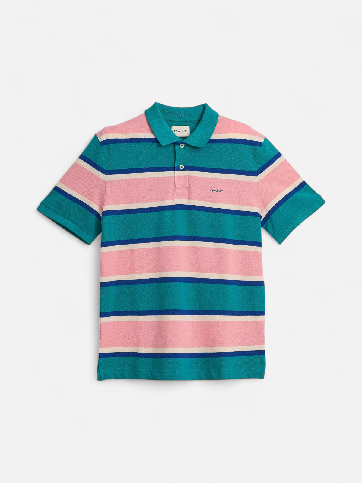 MULTISTRIPE SS POLO SHIRT RAIDALLINEN PINKKI - Kekäle.fi