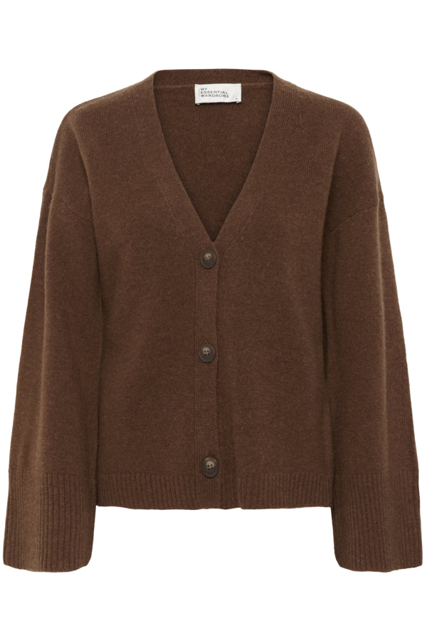 my-essential-wardrobe-naisten-neuletakki-huximw-knit-cardigan-tummanruskea-3