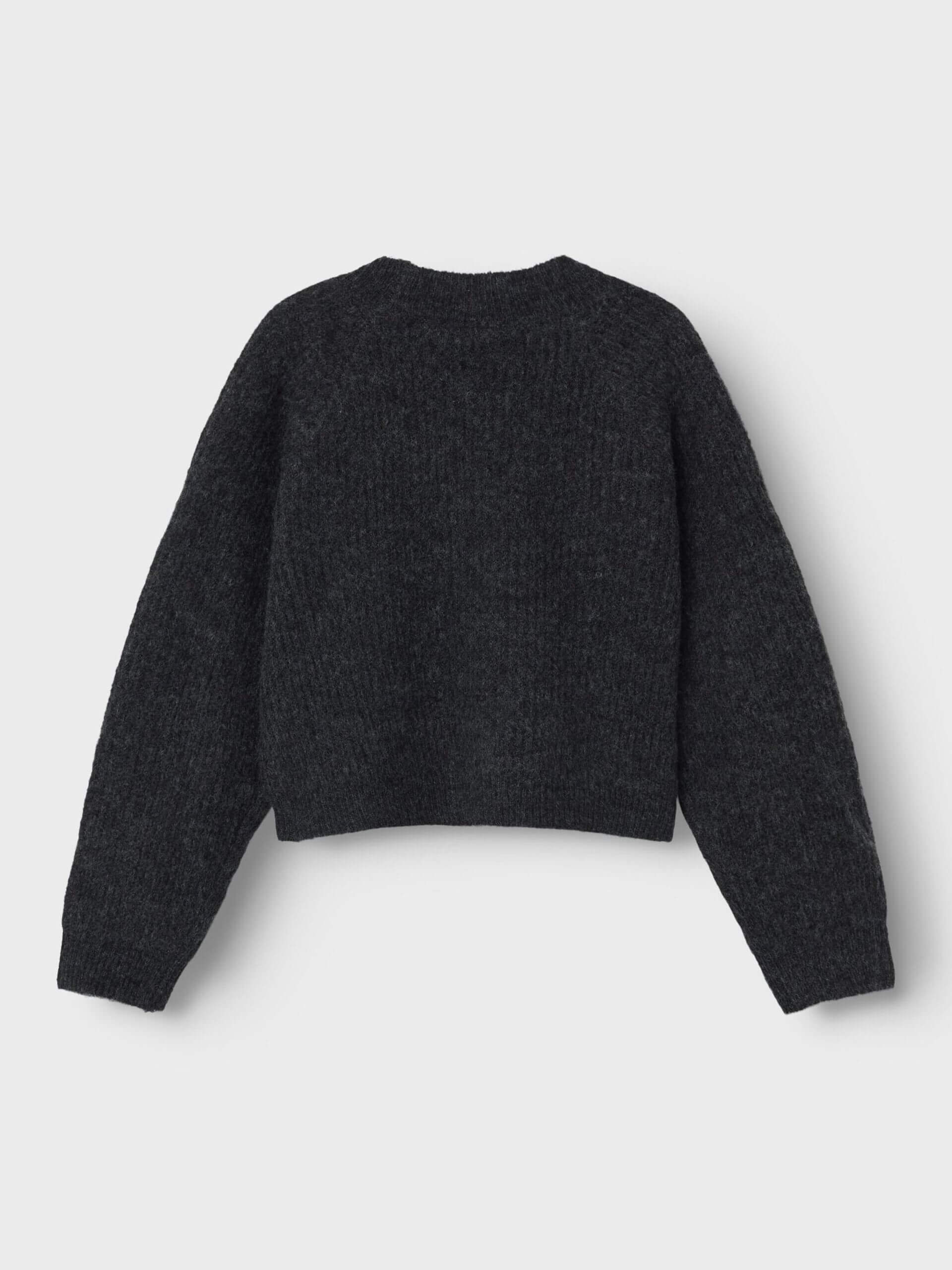 name-it-lasten-neuletakki-nkfholly-boxy-short-knit-cardigan-tummanharmaa-3