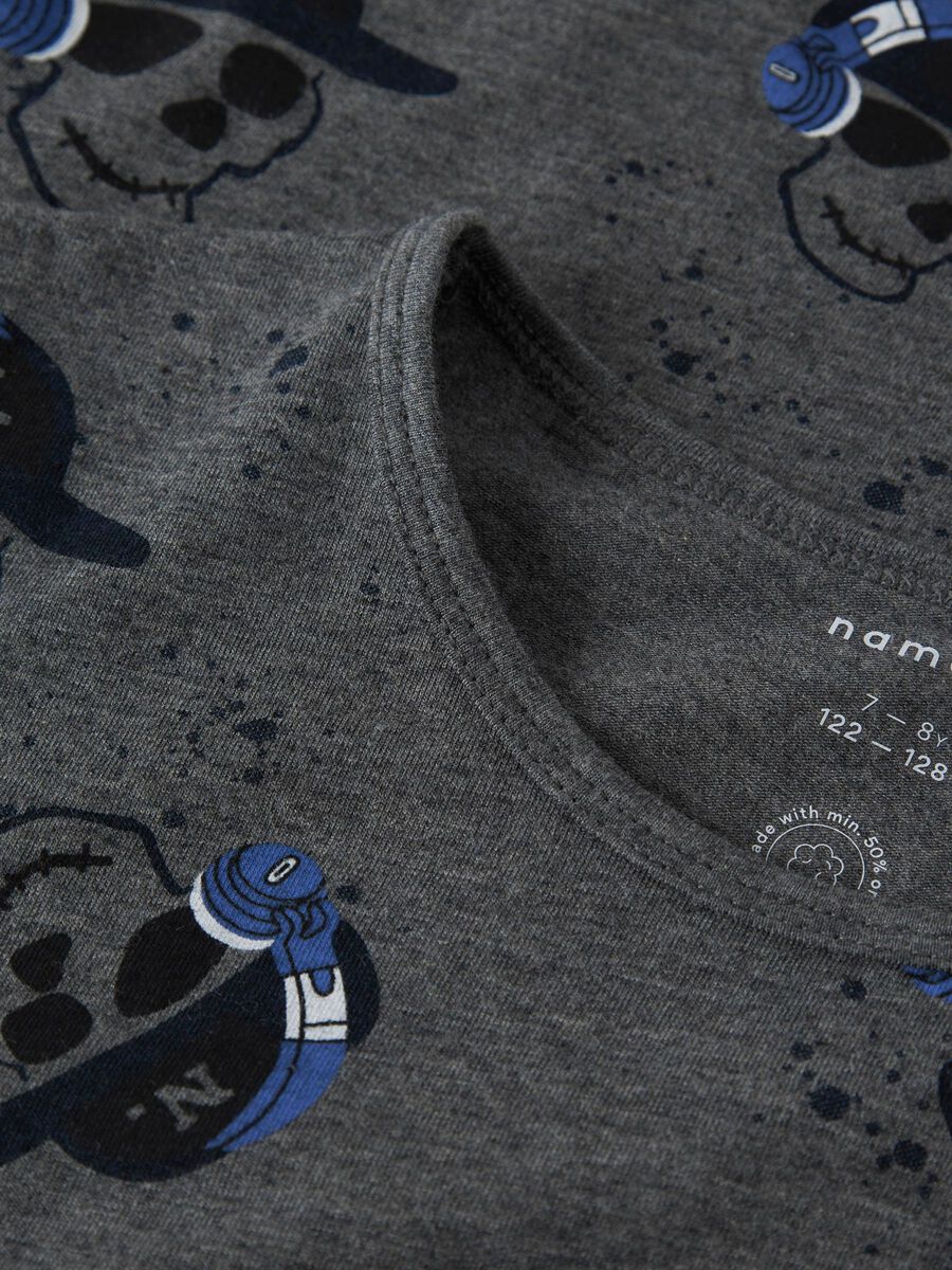 name-it-lasten-pyjama-nkmnightset-dark-grey-skull-tummanharmaa-4