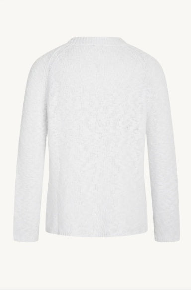 Claire naisten neulepusero Prisha, valkoinen