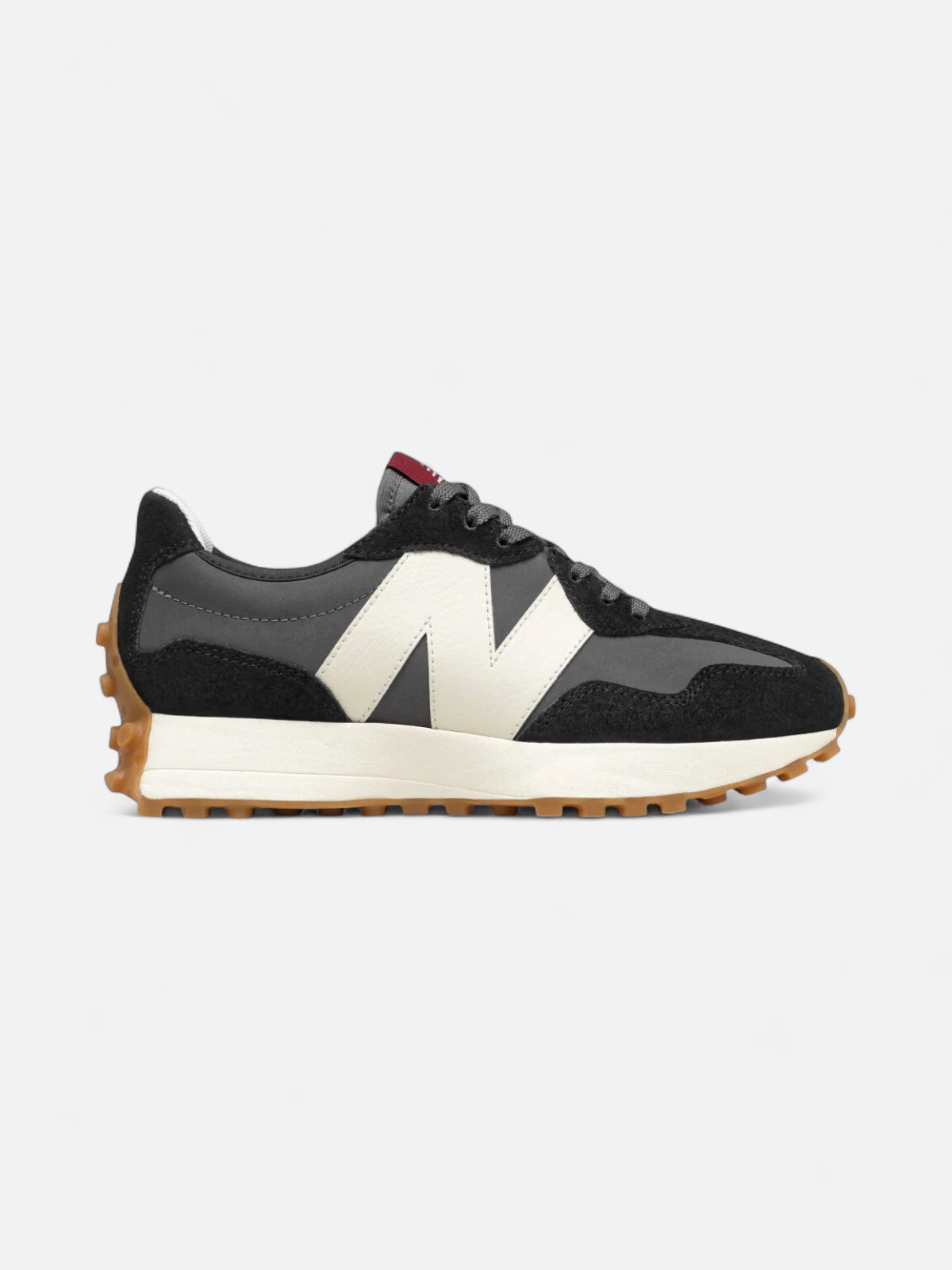 NEW BALANCE 327 BLACK / MOONBEAM KC MUSTA - Kekäle.fi
