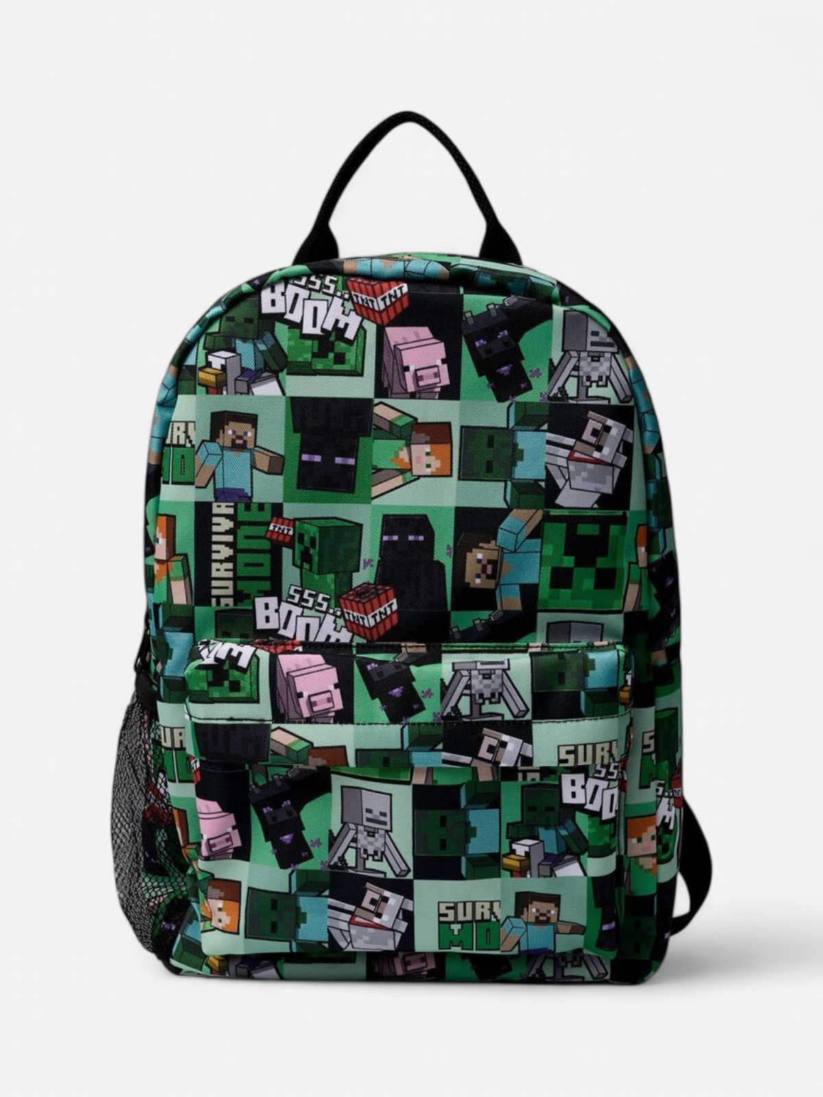 NKMJONK MINECRAFT BACKPACK KUOSI, VIHREÄ - Kekäle.fi