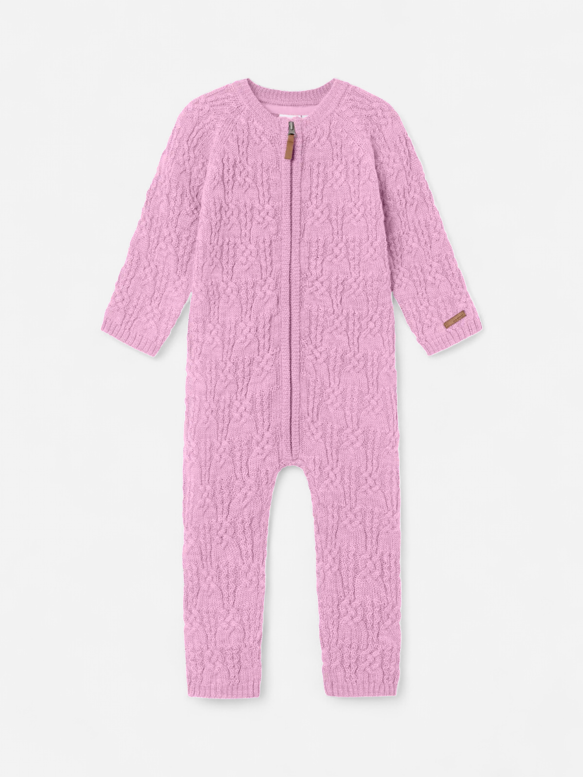 NMFWRILLA WOOL LS KNIT SUIT VAALEANPUNAINEN - Kekäle.fi