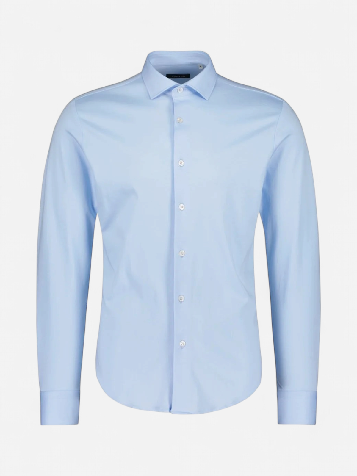 Sinnuu miesten kauluspaita Non Iron Jersey Cotton Shirt, vaaleansininen - Kekäle.fi