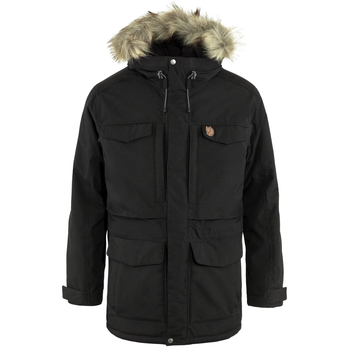 Fjällräven miesten parkatakki Nuuk Parka M, musta