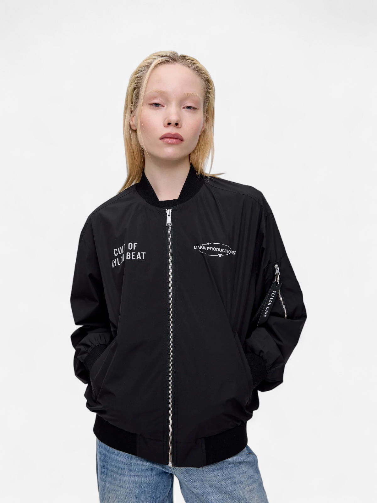 Makia x Nylon Beat takki Nylon Jacket, musta - Kekäle.fi