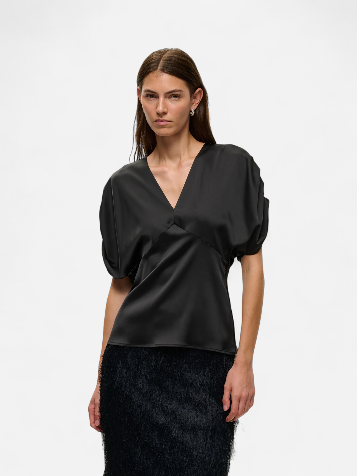 InWear naisten toppi Oakkiiw Top, musta - Kekäle.fi