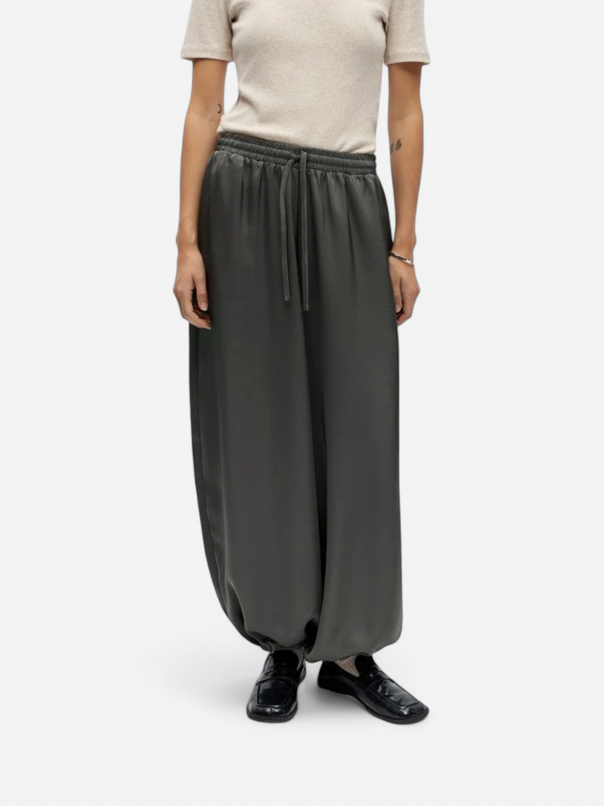 OBJCHILLI HAREM PANT 146 ND Gunmetal - Kekäle.fi
