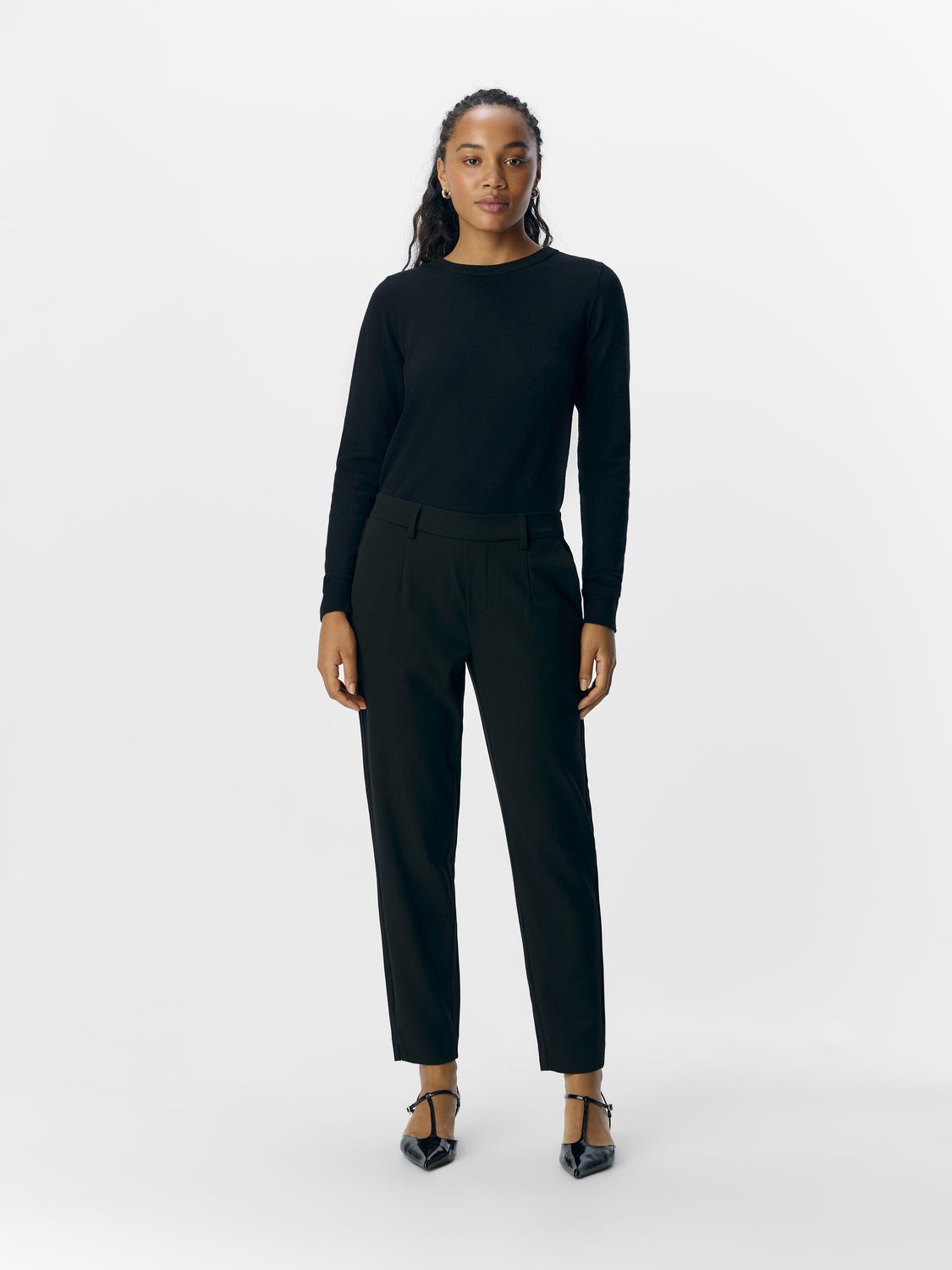 object-naisten-housut-objlisa-slim-pant-noos-black-3