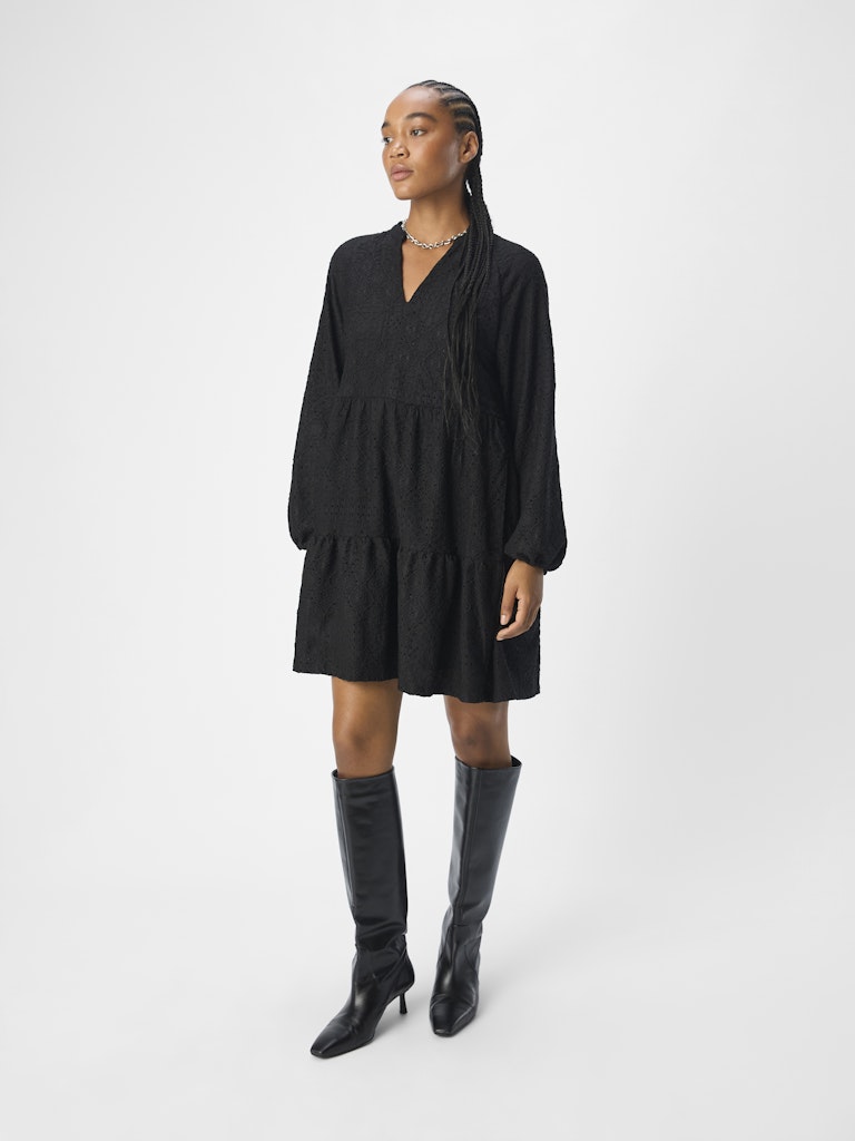 object-naisten-mekko-objfeodora-gia-l-s-dress-musta-3