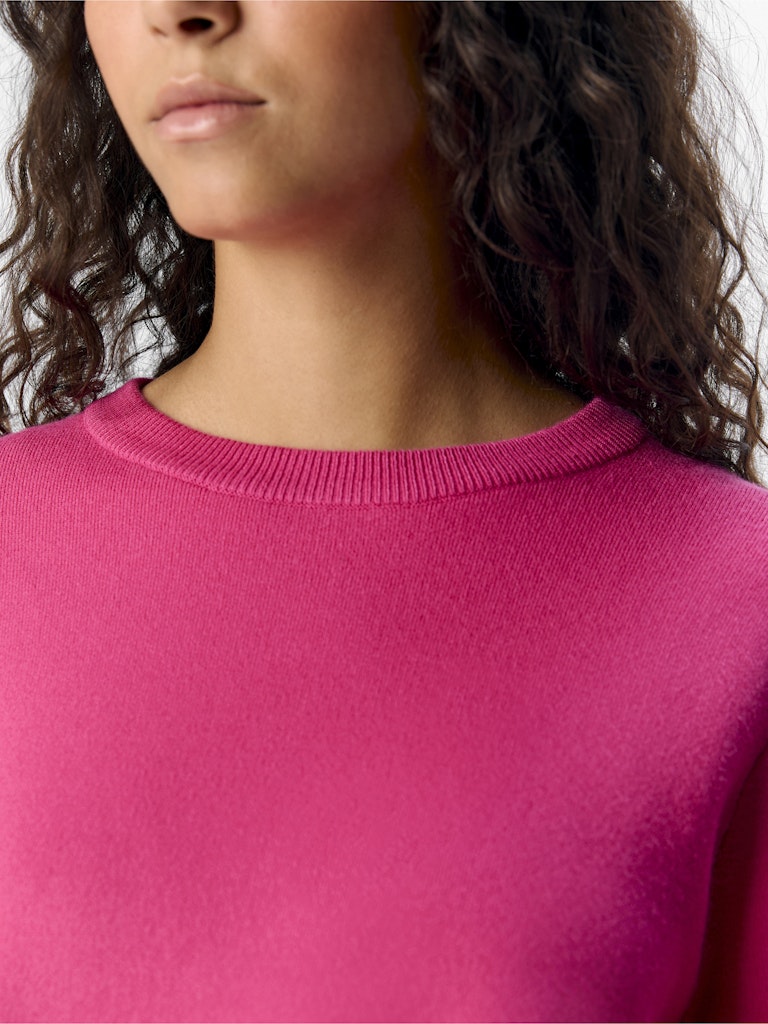 object-naisten-neule-objreynard-square-sleeve-o-neck-raspberry-sorbet-5