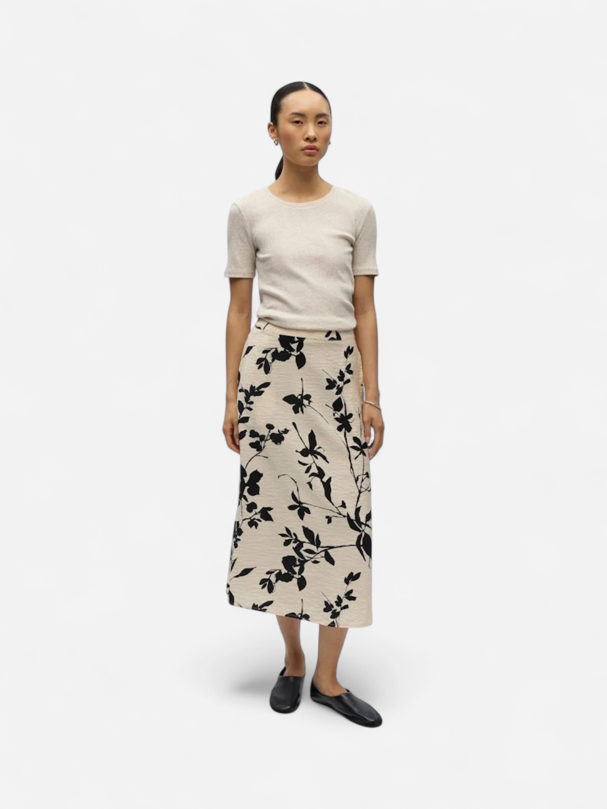 Object hame OBJJACIRA MW Skirt, Sandshell Black simp - Kekäle.fi