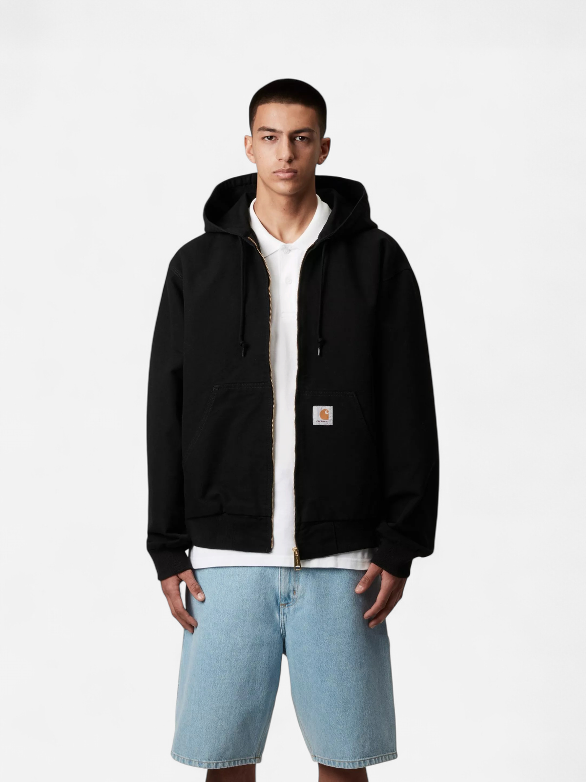 Carhartt miesten takki OG Active Jacket Dearborn Canvas, musta - Kekäle.fi