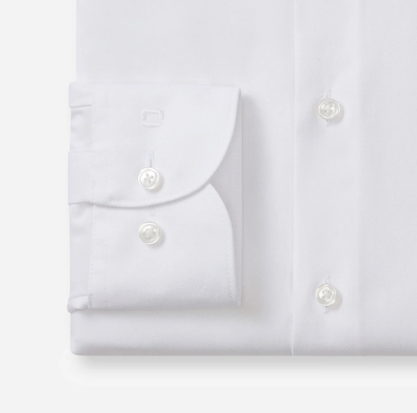 Olymp miesten kauluspaita Cover Shirt Modern Fit, valkoinen
