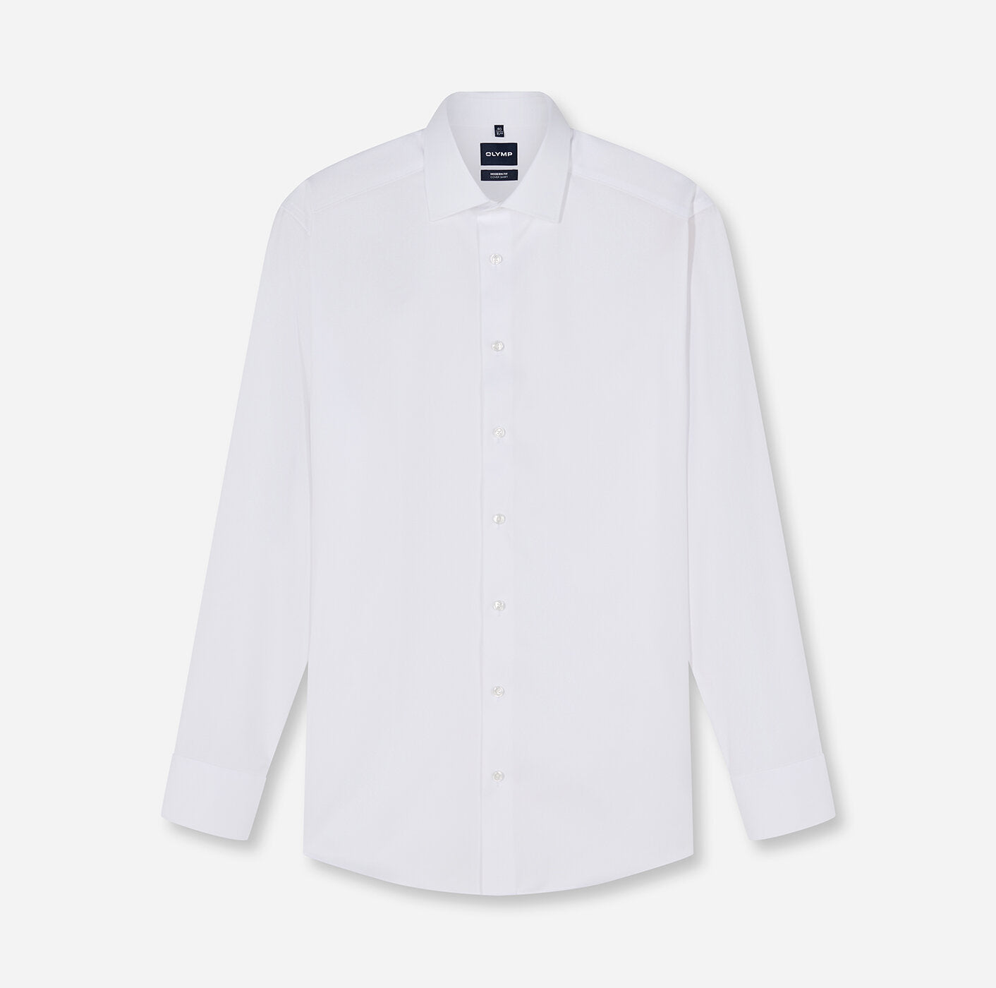 Olymp miesten kauluspaita Cover Shirt Modern Fit, valkoinen