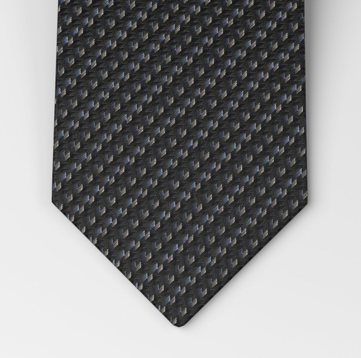 Olymp miesten solmio Silk Tie Woven Blue, tummansininen