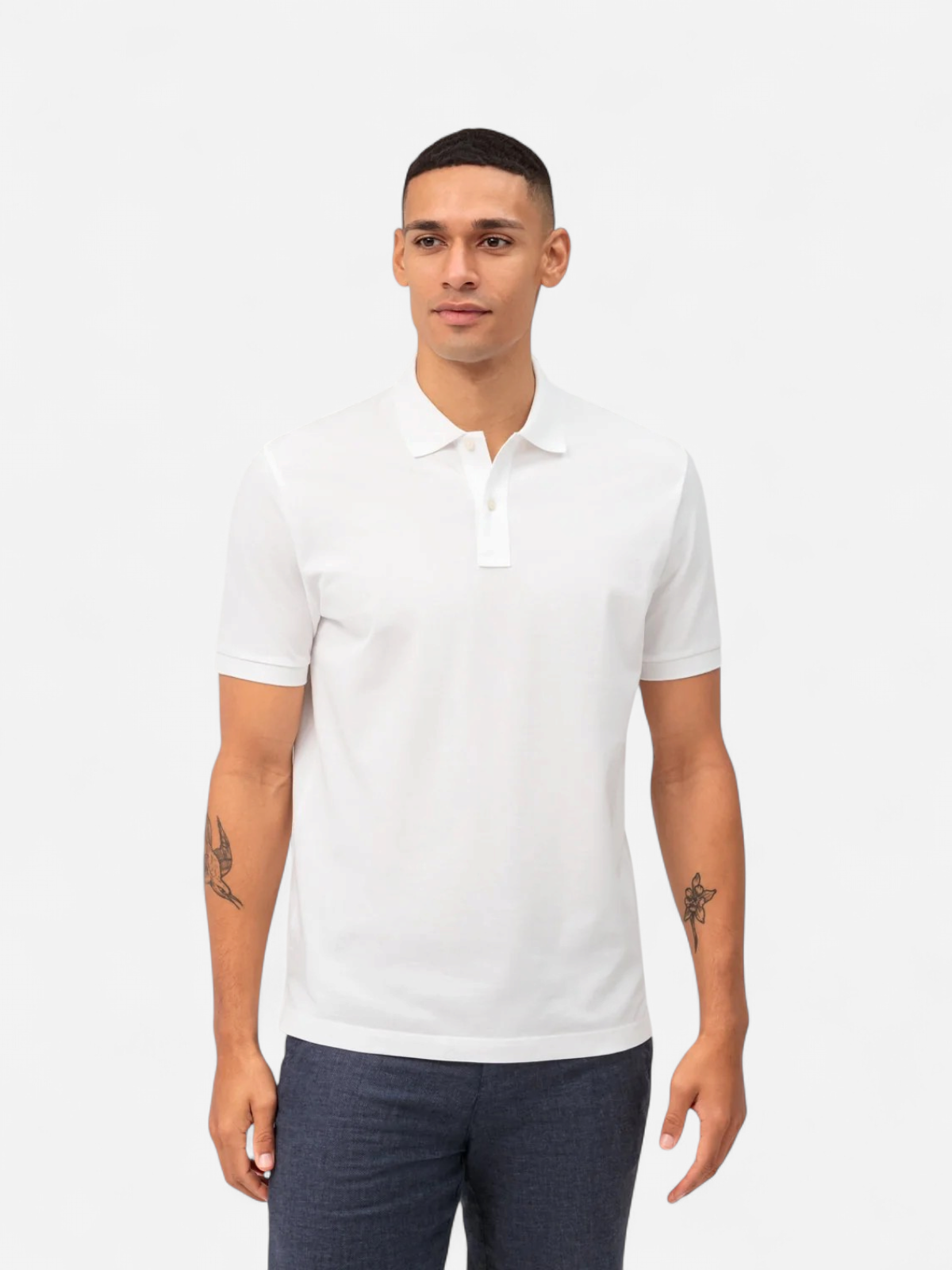 Olymp miesten pikeepaita, CASUAL REGULAR FIT POLO SHIRT Valkoinen - Kekäle.fi