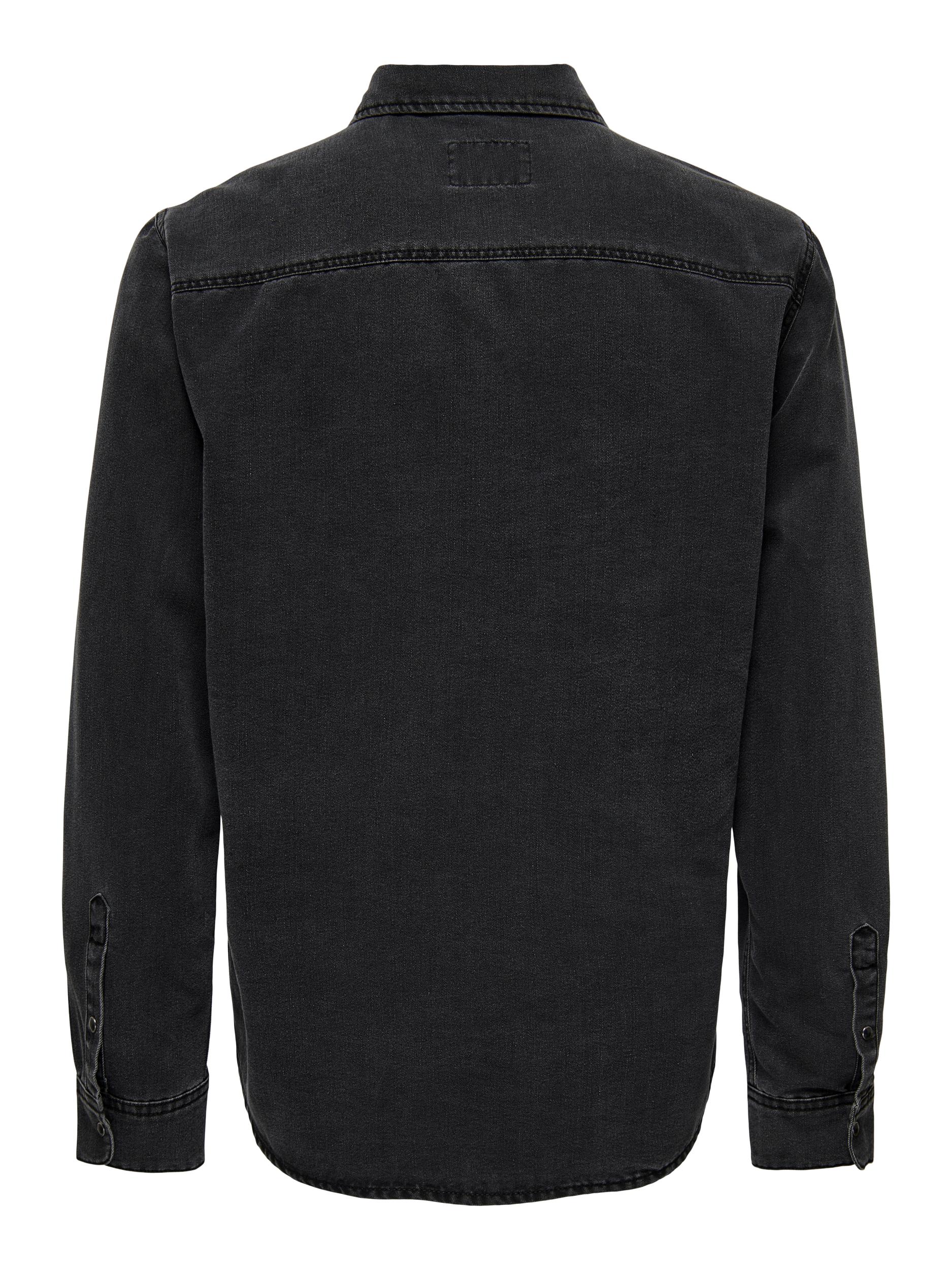 only-and-sons-miesten-farkkupaita-bane-denim-shirt-nos-hiilenmusta-3